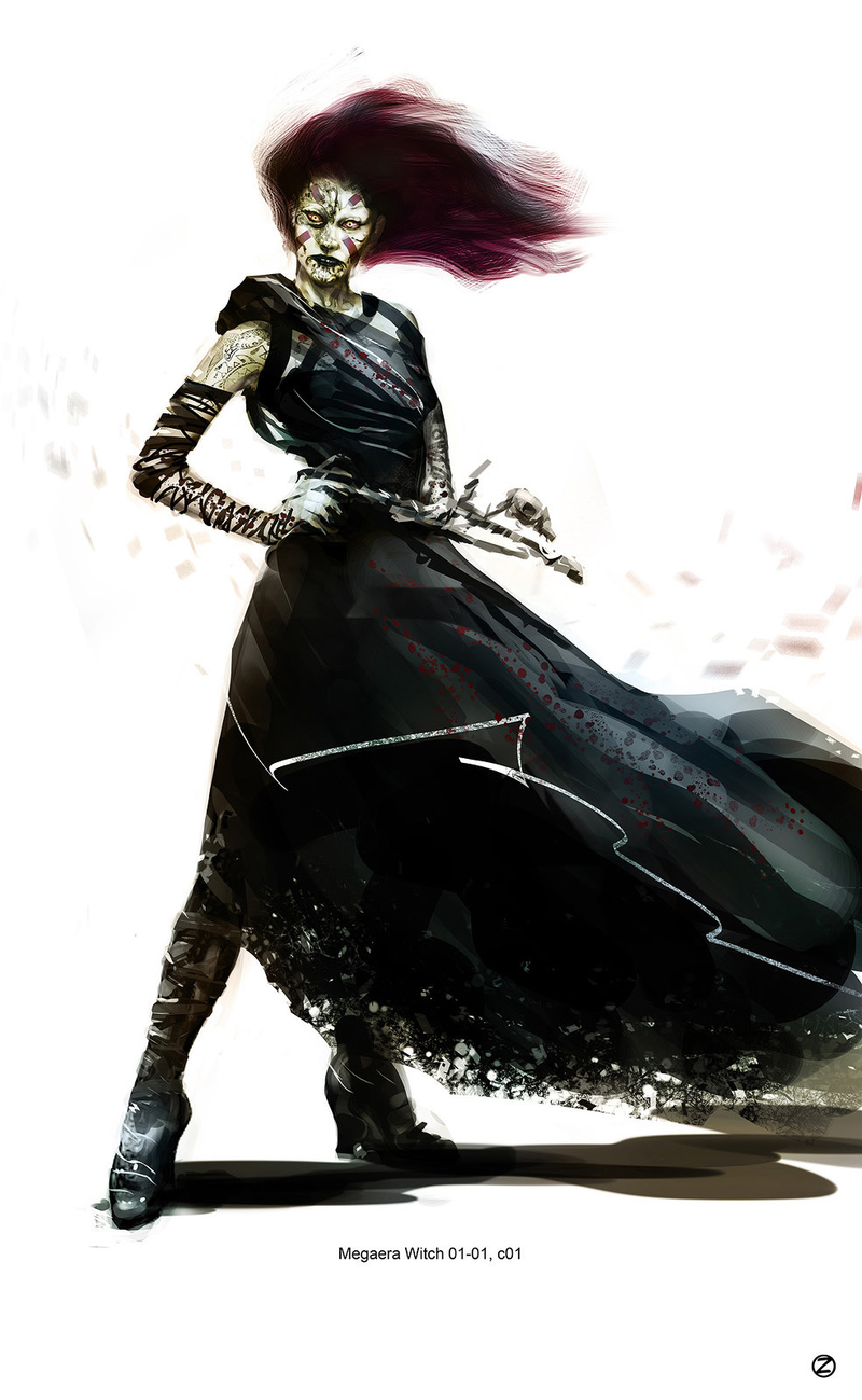 Illustration for article titled The grotesque witch concept art from Hansel & Gretel will probably turn you on